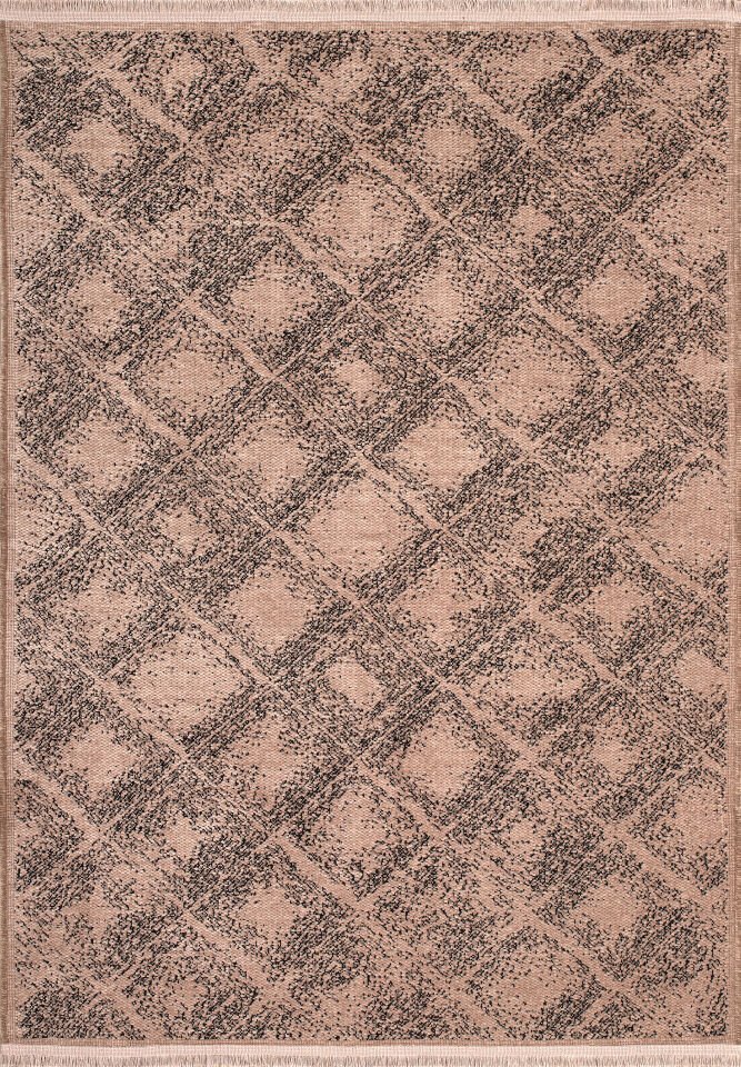 Serelia Şönil Kilim Dokuma ve Kaymaz Taban Antialerjik Makinede Yıkanabilir Leke Tutmaz Halı Bej