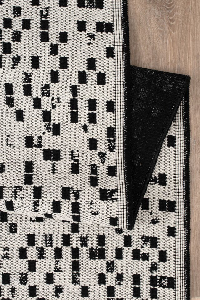 Senna Kilim Dokuma ve Kaymaz Taban Antialerjik Makinede Yıkanabilir Leke Tutmaz Halı Beyaz