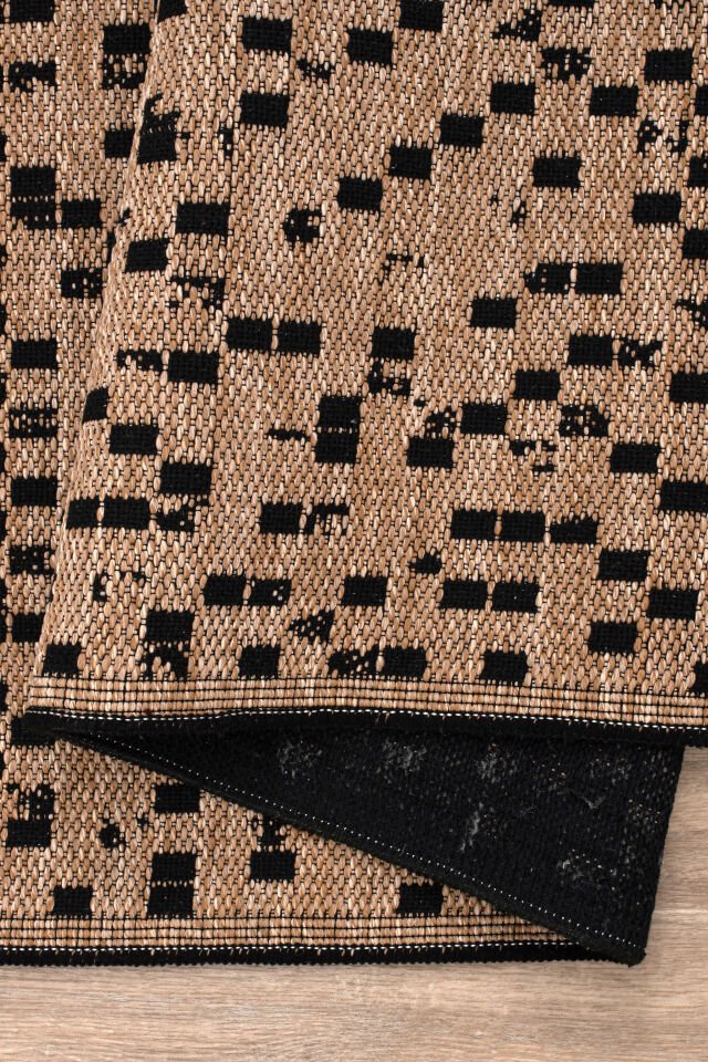 Senna Kilim Dokuma ve Kaymaz Taban Antialerjik Makinede Yıkanabilir Leke Tutmaz Halı Bej